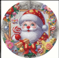 Preview: Diamond Painting Weihnachtsmann- 3-stufiges Dessertständer